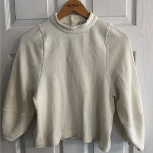 Madewell - Texture & Thread cream top - size small